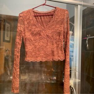 Elegant Lace Long Sleeve Top